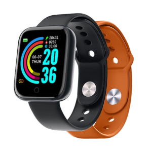 Celly Smartband Trainer   2 Cinturini Inclusi  Nero e Arancione    Nuovo