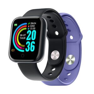 Celly Smartband Trainer   2 Cinturini Inclusi  Nero e Viola    Nuovo