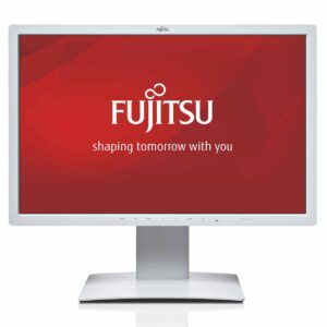 Monitor Fujitsu B24W 7 24  FullHD VGA DVI DisplayPort USB White