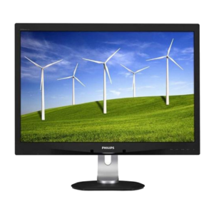 Monitor Philips 240B4Q 24  FullHD VGA DVI DisplayPort USB Black   Grado C