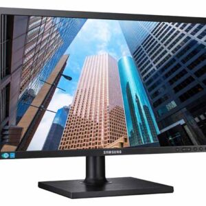 Monitor Samsung S24E650DW 24  FullHD 1920x1080 VGA DVI Display Port USB Black   Grado C   Incluso cavo VGA e di alimentazione