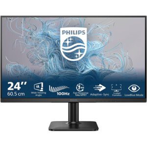Philips 24E2N1100LB 00 23 8  FullHD VGA HDMI Black   Nuovo