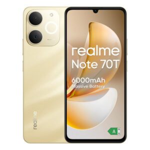 Realme Note 70T Dual Sim 6 74  4GB Ram 256GB Rom Beach Gold   Nuovo