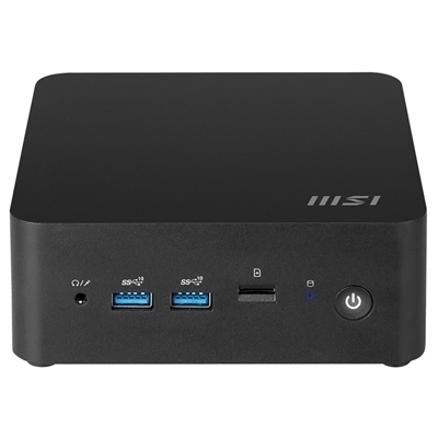 PC MSI MINI -1LT CUBI NUC BAREBONE 1MG-013BEU INTEL CORE 5-120U 2XM.2SSD 1X2,5"HDD 2XDDR5(MAX 64GB) 2XLAN WIFI BT HDMI USB VESA