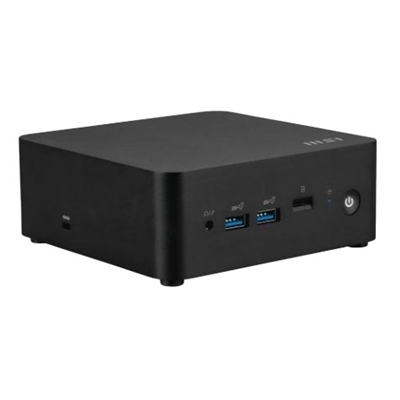 PC MSI MINI -1LT CUBI NUC BAREBONE 1MG-238BEU CORE5-120U 2XDDR5 2XM.2 1X2,5" USB CR 2XHDMI 2XLAN WIFI6E BT TPM VESA