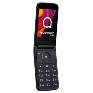 TELEFONO CELLULARE TCL 4G ONE TOUCH 4043 T313D-3ALCA112 3.2" MICRO SD FINO A 128GB BT5.0 D.SIM TORCH LIGHT BASE RICARICA