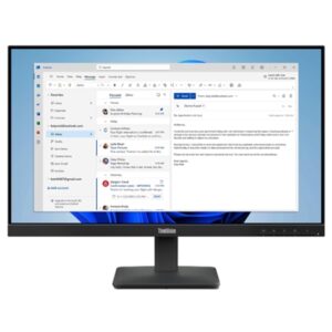 MONITOR LENOVO THINKVISION S24-4E 64B5KAT1EU 23.8"FHD IPS AG 16:9 BLK 4MS 250CD/M2 3Y VESA TILT HDMI VGA FINO:31/03