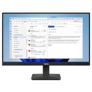 MONITOR LENOVO THINKVISION S24-4E 64B5KAT1EU 23.8"FHD IPS AG 16:9 BLK 4MS 250CD/M2 3Y VESA TILT HDMI VGA FINO:31/03