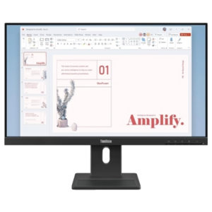 MONITOR LENOVO THINKVISION E24-40 64BAMAT1EU 23.8"FHD IPS AG 16:9 BLK 4MS 250CD/M2 3Y MM VESA HDMI DP VGA TILT SWIVEL FINO:31/03