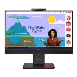MONITOR LENOVO THINKVISION T24D-4V 64B7UAT1EU 23.8"FHD FULLDOCK 16:9 BLK 4MS 250CD/M2 3Y MM CAM HDMI TILT SWIVEL PIVOT LIFT VESA