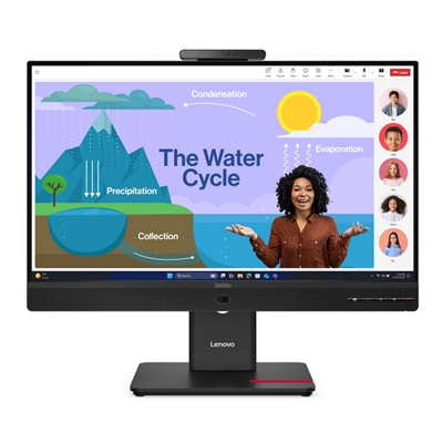 MONITOR LENOVO THINKVISION T24D-4V 64B7UAT1EU 23.8"FHD FULLDOCK 16:9 BLK 4MS 250CD/M2 3Y MM CAM HDMI TILT SWIVEL PIVOT LIFT VESA