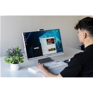 LCDPC M-TOUCH WINBLU EVISION 6037 23.8"FHD AG WHT MM I5-14400 16DDR4 500SSD FREEDOS WIFI BT RJ45 CR CAM MIC COM HDMIFINO:31/03