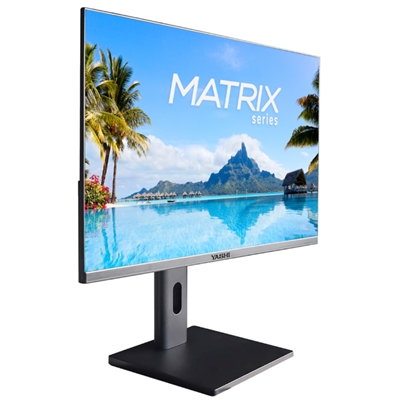 MONITOR YASHI MATRIX YCYZ23724 23.8" FHD VA 1MS MM 1920X1080 BLACK/SILVER 300CD/M2 VGA HDMI REG.ALT. 2Y FINO:31/03