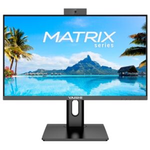 MONITOR YASHI MATRIX YZ2493 24" FHD 120HZ IPS FRAMELESS 1MS MM WEBCAM HDMI DP HUB USB REG. ALT. PIVOT VESA FINO:31/03