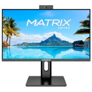 MONITOR YASHI MATRIX YZ2493 24" FHD 120HZ IPS FRAMELESS 1MS MM WEBCAM HDMI DP HUB USB REG. ALT. PIVOT VESA FINO:31/03