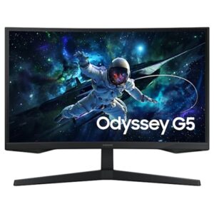 MONITOR SAMSUNG LCD CURVED VA 165HZ 27" S27CG55 1MS QHD BLACK HDMI DP REG.ALTEZZA VESA FINO:31/03