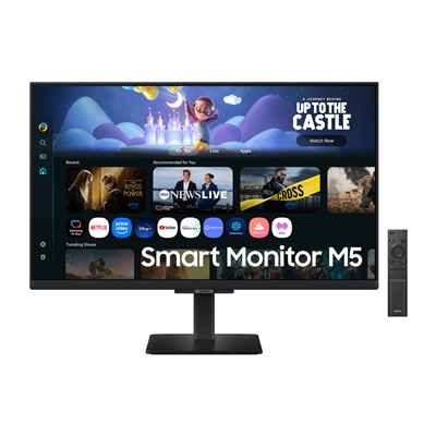 MONITOR SMART SAMSUNG LCD IPS 27" WIDE S27FM500 5MS MM FHD BLACK 2XHDMI HUB USB VESA