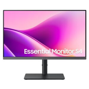 MONITOR SAMSUNG LCD IPS 100HZ 24" WIDE S24F430 5MS FHD BLACK HDMI DP USB-C LAN REG.ALTEZZA PIVOT VESA FINO:31/03
