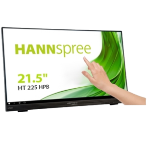 MONITOR M-TOUCH HANNSPREE LCD LED 21.5" WIDE HT225HPB 7MS MM FHD 1000:1 BLACK VGA HDMI DP VESA