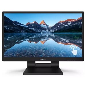 MONITOR SMOOTH-TOUCH PHILIPS LCD IPS LED 23.8" WIDE 242B9T/00 5MS SOFTBLUE MM FHD 1000:1 BLACK VGA DVI HDMI DP 2XUSB3 FINO:31/03