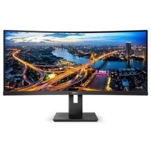 MONITOR PHILIPS LCD CURVED LED 34" 21:9 346B1C/00 5MS MM UHD 3000:1 BLACK HDMI DP USB-C 4XUSB VESA 3YFINO:31/03