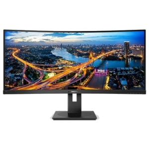 MONITOR PHILIPS LCD CURVED LED 34" 21:9 346B1C/00 5MS MM UHD 3000:1 BLACK HDMI DP USB-C 4XUSB VESA 3YFINO:31/03