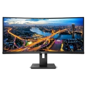 MONITOR PHILIPS LCD CURVED LED 34" 21:9 345B1C/00 5MS MM SOFTBLUE UHD 3000:1 BLACK 2XHDMI DP 5XUSB VESAFINO:31/03