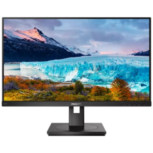 MONITOR PHILIPS LCD IPS LED 23.8" WIDE 242S1AE/00 4MS SOFTBLUE MM FHD 1000:1 BLACK PIVOT VGA DVI HDMI DP VESAFINO:31/03