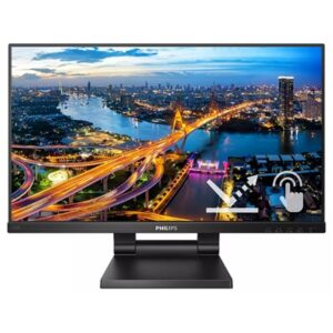 MONITOR SMOOTH-TOUCH PHILIPS LCD LED 21.5" 222B1TC/00 4MSSOFTBLUE MM FHD 1000:1 BLACK VGA HDMI DP 2XUSB3 VESAFINO:31/03