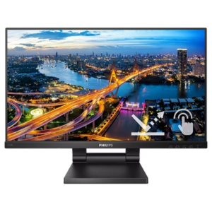 MONITOR SMOOTH-TOUCH PHILIPS LCD LED 21.5" 222B1TC/00 4MSSOFTBLUE MM FHD 1000:1 BLACK VGA HDMI DP 2XUSB3 VESAFINO:31/03