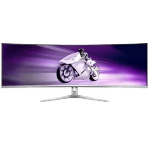 MONITOR PHILIPS CURVED QD OLED 144HZ 49" 49M2C8900L/00 32:9 0,03MS MM DUAL QHD 3000:1 SILVER 2XHDMI DP USB-C HUB USB FINO:31/03