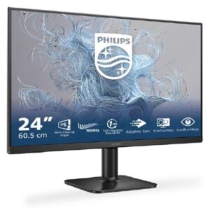 MONITOR PHILIPS LCD IPS LED 120HZ 23.8" WIDE 24E2N1110/00 4MS LOWBLUE FHD 1000:1 BLACK VGA HDMI VESA FINO:31/03