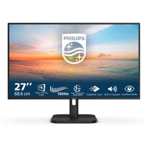 MONITOR PHILIPS LCD IPS LED 120HZ 27" WIDE 27E1N1200A/00 4MS MM FHD 1500:1 BLACK VGA HDMI DP VESA FINO:31/03