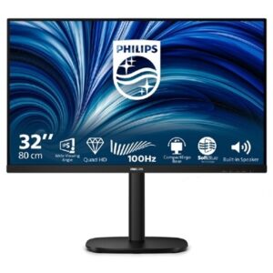 MONITOR PHILIPS LCD IPS LED 100HZ 31.5" WIDE 32B2N3500/00 4MS MM SOFTBLUE QHD 1000:1 BLACK 2XHDMI DP HUB USB REG.ALT. FINO:31/03