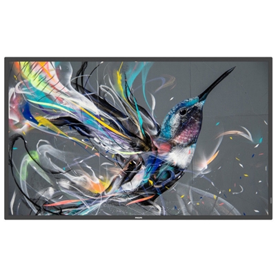MONITOR PHILIPS DIGITAL SIGNAGE 65" Q-LINE 65BDL3511Q/00 8MS MM UHD BLACK DVI 3XHDMI 2XUSB LAN VESA NO BASE