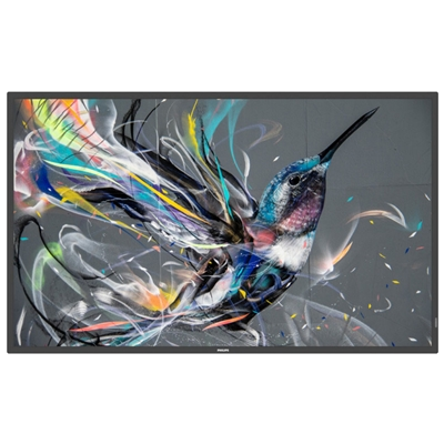 MONITOR PHILIPS DIGITAL SIGNAGE 65" Q-LINE 65BDL3511Q/00 8MS MM UHD BLACK DVI 3XHDMI 2XUSB LAN VESA NO BASE