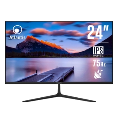 MONITOR ATLANTIS LCD FULL HD 24" A05-HE24I-VHDM MM VGA+HDMI+DP-SUPP.FREESYNC REF.SINO75HZ-CONF.DNSHFINO:31/12