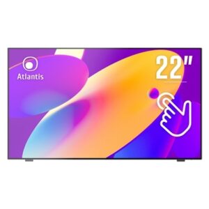 MONITOR TOUCH ATLANTIS MULTIMEDIALE 22" (21.45") A05-T22A-VHDM 10 TOCCHI OD 7MS/TYP 14MS,CONT.1000:1 FULL HD 1080P -F FINO:31/03