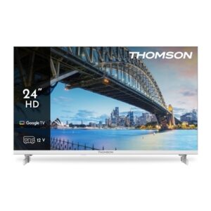 TV THOMSON 24" FRAME LESS 24HG2S15CW (12 VOLT) GOOGLE TV DVB-T2/S2 HOTEL MODE HD 1366X768 WHITE CI+ SLOT 3XHDMI 2XUSB FINO:31/03