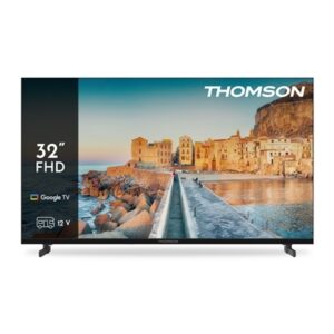 TV THOMSON 32" FRAME LESS 32FG2S15C (12 VOLT) GOOGLE TV DVB-T2/S2 HOTEL MODE FHD 1920X1080 BLACK CI+ SLOT 3XHDMI 2XUS FINO:31/03