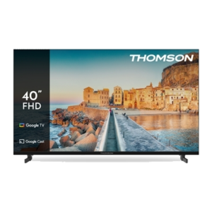 TV THOMSON 40" FRAME LESS 40FG2S15 GOOGLE TV DVB-T2/S2 HOTEL MODE FHD 1920X1080 BLACK CI+ SLOT 3XHDMI 2XUSB FINO:31/03