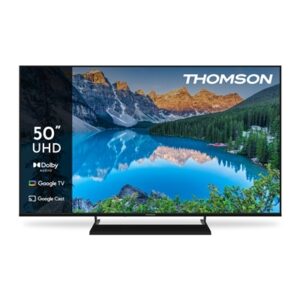 TV THOMSON 50" FRAME LESS 50UG5X15 GOOGLE TV 4K DVB-T2/S2 HOTEL MODE UHD 3840X2160 BLACK CI+ SLOT 3XHDMI 2XUSB VESA FINO:31/03