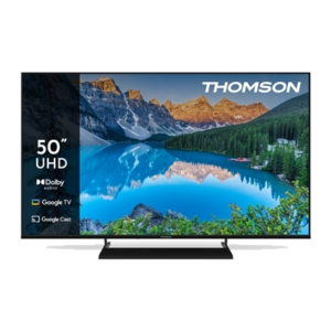 TV THOMSON 50" FRAME LESS 50UG5X15 GOOGLE TV 4K DVB-T2/S2 HOTEL MODE UHD 3840X2160 BLACK CI+ SLOT 3XHDMI 2XUSB VESA FINO:31/03