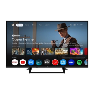 TV QLED SMART-TECH 40" FRAME LESS 40QG01V GOOGLE TV DVB T2/S2 FHD BLACK CI SLOT HOTEL MODE TVSAT 3XHDMI 2XUSB VESA FINO:31/03