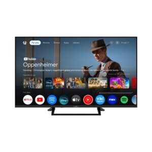 TV QLED SMART-TECH 43" FRAME LESS 43QG06V GOOGLE TV 4K DVB T2/S2 UHD BLACK CI SLOT HOTEL MODE TVSAT 3XHDMI 2XUSB VESA FINO:31/03