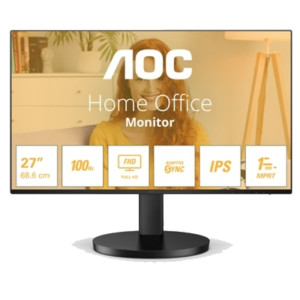 MONITOR AOC LCD IPS 100HZ 27" WIDE FRAMELESS 27B3HA2 1MS MM FHD 3000:1 BLACK VGA HDMI VESA FINO:31/03