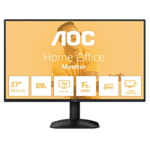 MONITOR AOC LCD IPS 120HZ 27" WIDE FRAMELESS 27B31H 4MS FHD 1500:1 BLACK VGA HDMI VESA FINO:31/03