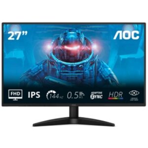 MONITOR AOC LCD IPS 144HZ 27" WIDE FRAMELESS 27B36X 4MS FHD 1500:1 BLACK HDMI DP VESA FINO:31/03