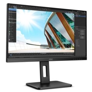 MONITOR AOC LCD IPS LED 27" WIDE FRAMELESS U27P2 4MS MM QHD 1300:1 BLACK 2XHDMI DP VESA FINO:31/03