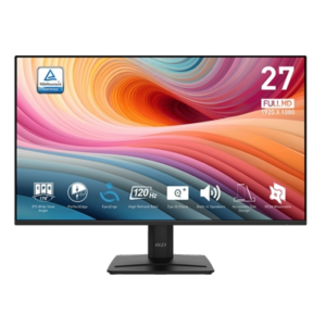 MONITOR MSI PRO MP275 E2 27" IPS AG FHD 16:9 MM 1500:1 1MS 120HZ LESS BLUE LIGHT PRO VGA HDMI DP VESA BLACK FINO:03/04